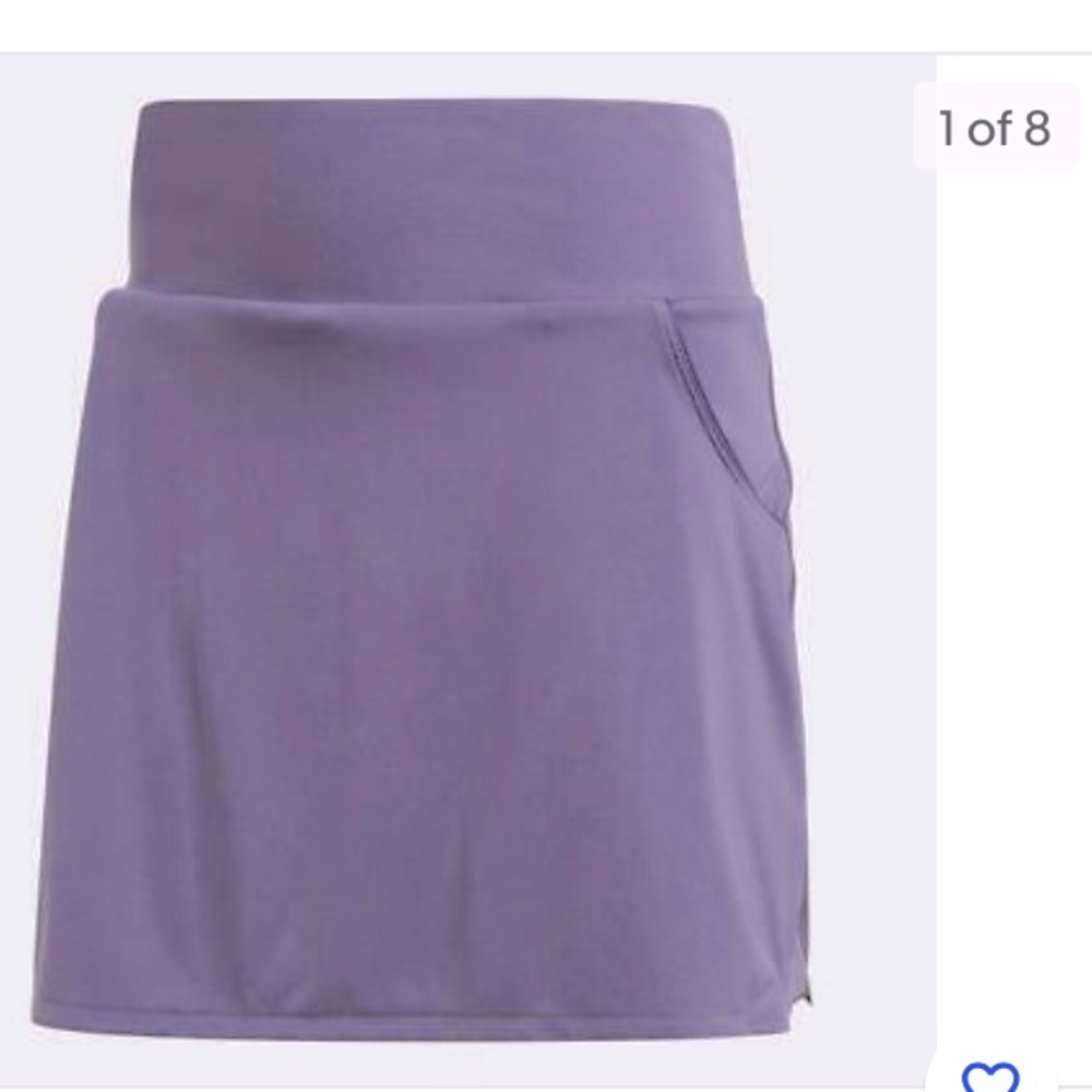 Adidas club skirt/ tech purple